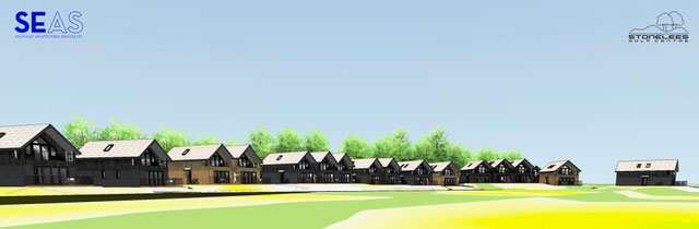 Image of new build property at Stonelees Golf Club from Greenfinches