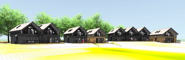 Image of new build property at Stonelees Golf Club from Greenfinches